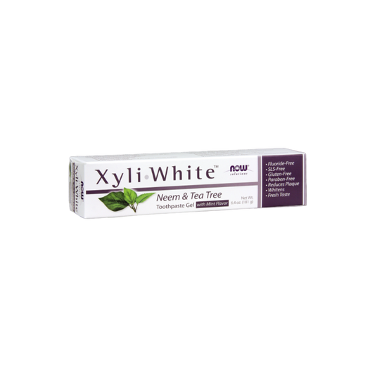 XyliWhite™ Neem + Tea Tree Toothpaste - NOW® Solutions