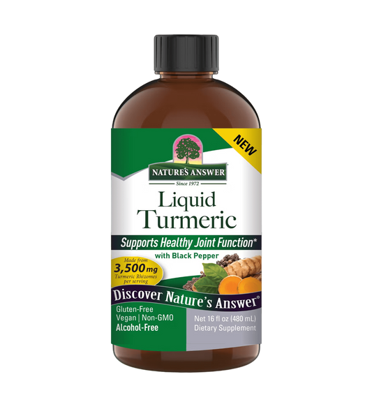 Liquid Turmeric with Black Pepper 3500mg -  Nature's Answer®
