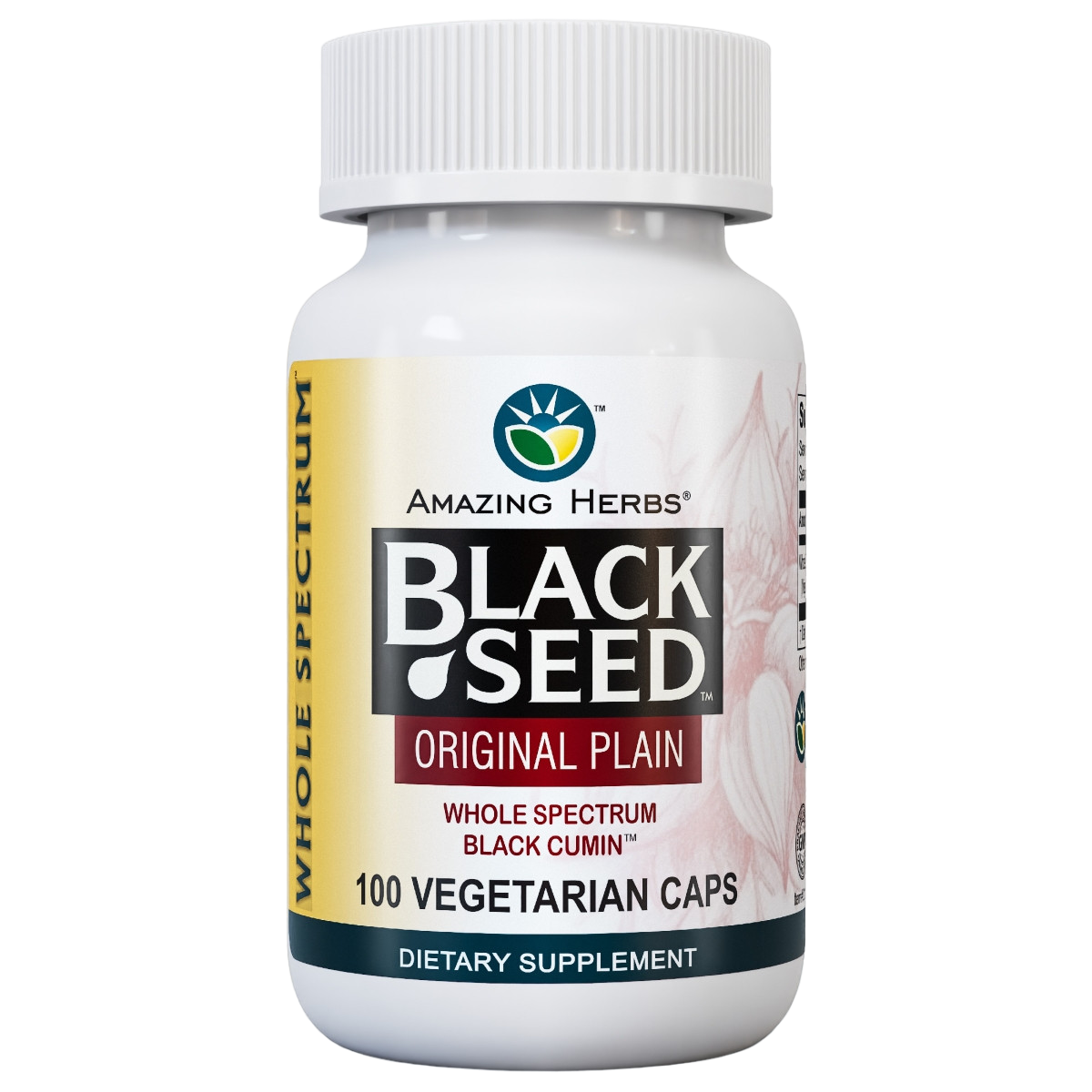 Whole Spectrum™ Black Seed Original 475mg - Amazing Herbs®