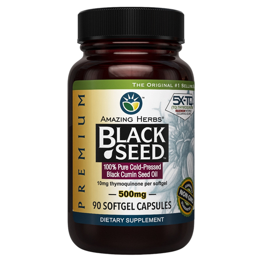 Black Seed Oil Softgels 500mg  - Amazing Herbs®