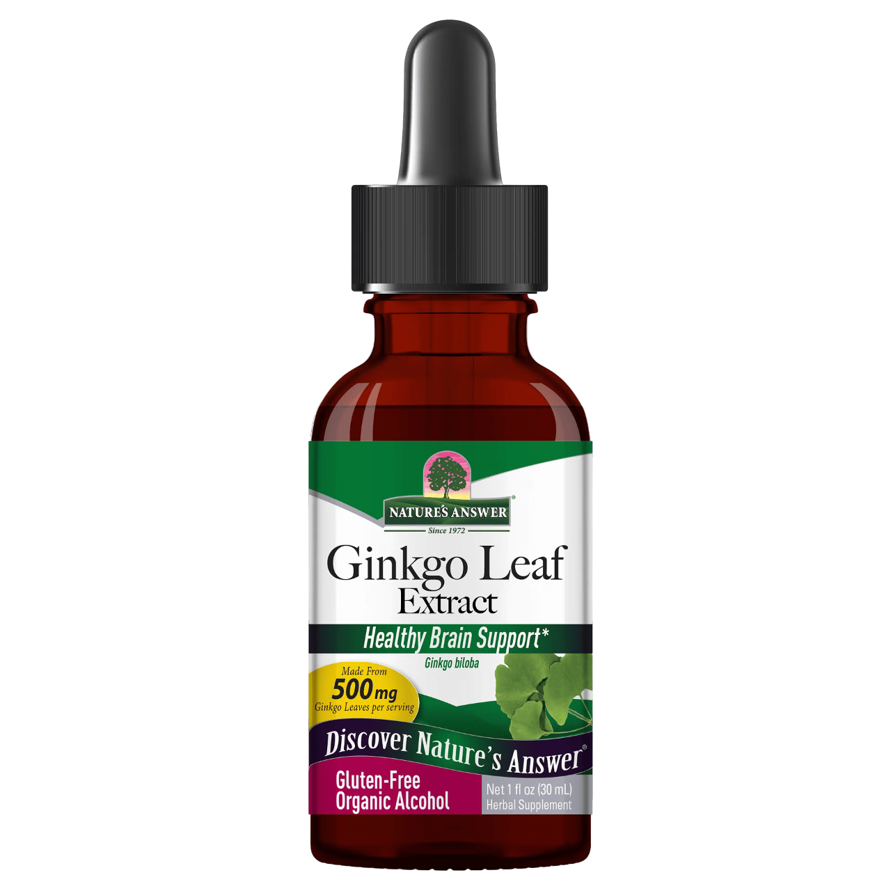 Gingko Leaf Extract 500mg - Nature's Answer®