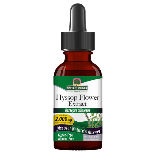 Hyssop Flower Extract 2000mg Alcohol Free - Nature's Answer®
