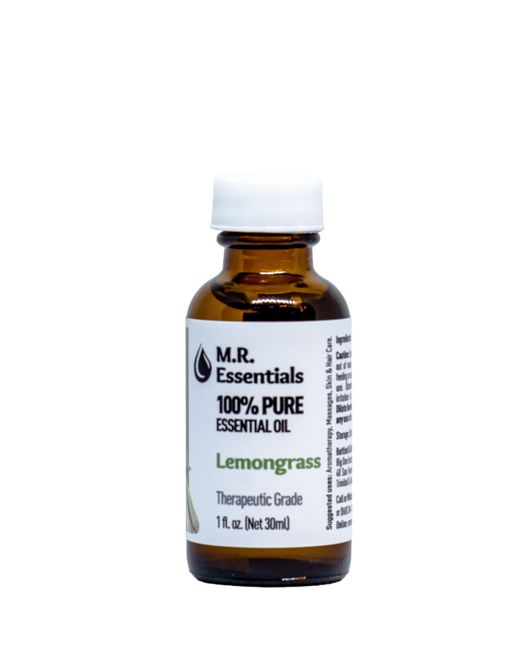 Lemongrass Essential Oil (Cymbopogon flexuosus)