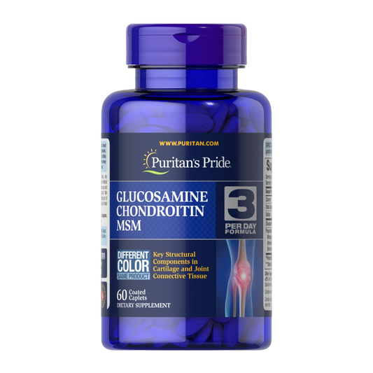 Glucosamine + Chondroitin + MSM 3 Per Day Formula - Puritan's Pride®