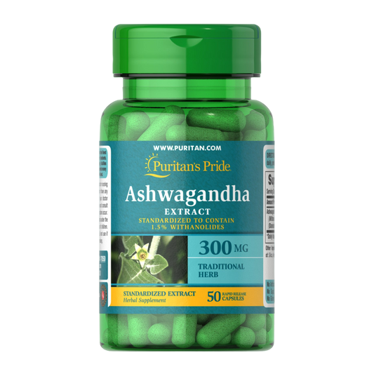 Ashwagandha Extract 300mg - Puritan's Pride®