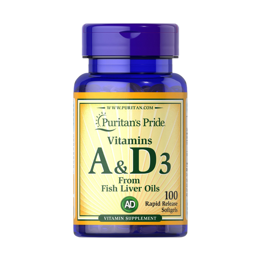 Vitamins A + D 5000/400 IU  - Puritan's Pride®
