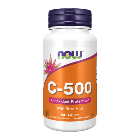 Vitamin C-500 with Rosehips - NOW Foods®