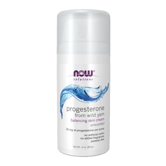 Progesterone from Wild Yam Balancing Skin Cream - NOW Foods®