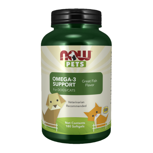 Omega-3 Support for Dogs + Cats - NOW® Pets