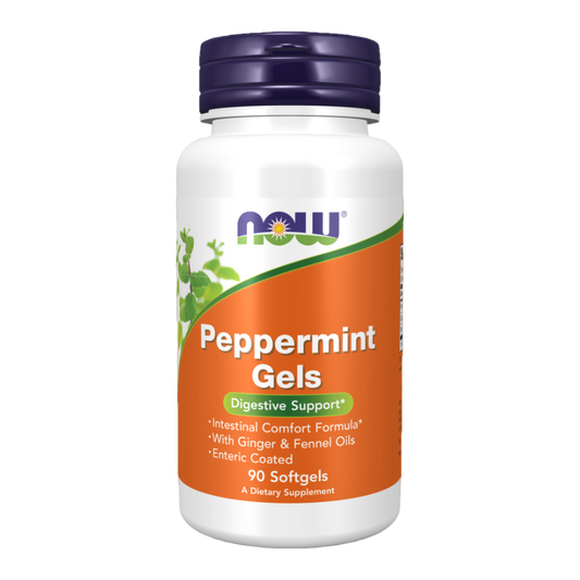 Peppermint Gels (Enteric Coated) - NOW Foods®