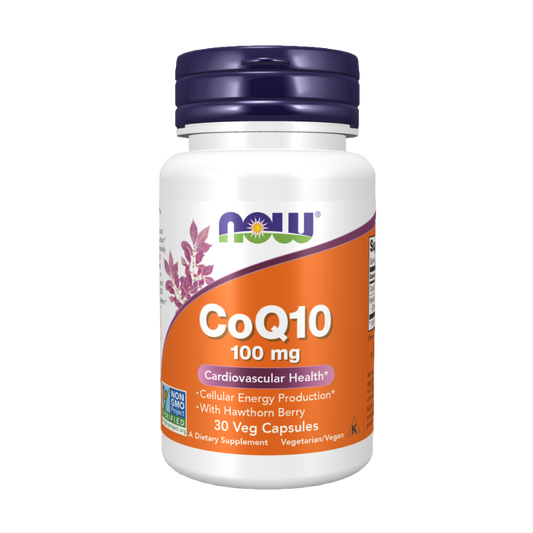 CoQ-10 100mg with Hawthorn - NOW Foods®