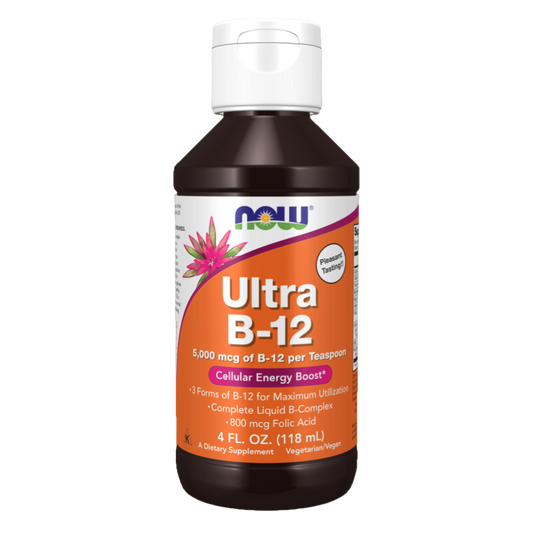 Ultra B-12 Liquid 5000mcg - NOW Foods®