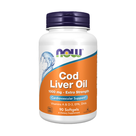 Cod Liver Oil Extra Strength 1000mg - NOW Foods®