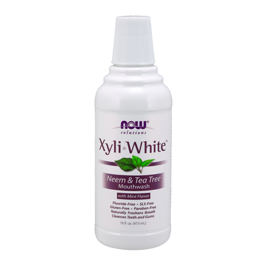 XyliWhite™ Neem + Tea Tree Mouthwash - NOW® Solutions