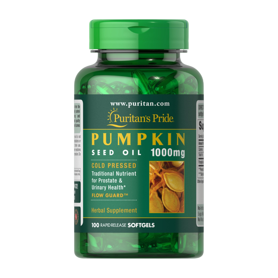 Pumpkin Seed Oil 100mg - Puritan's Pride®