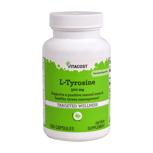 L-Tyrosine 500mg - Vitacost®