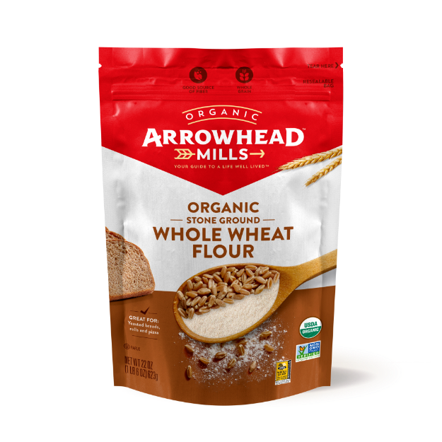 Whole Wheat Flour Organic - Stone Ground - Arrowhead Mills®