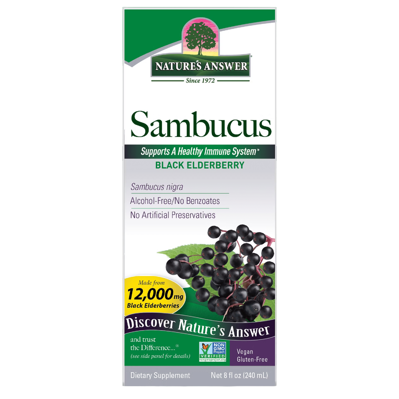 Sambucus Original 12,000mg- Nature's Answer®