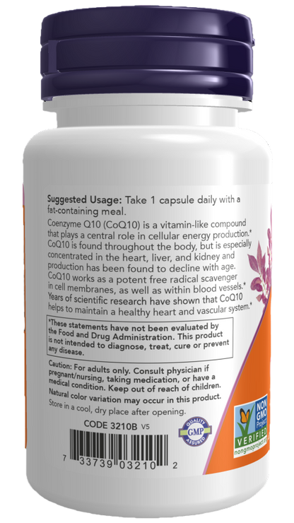 CoQ-10 100mg with Hawthorn - NOW Foods®