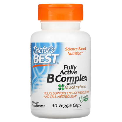 Fully Active B Complex with Quatrefolic - Doctor's Best®