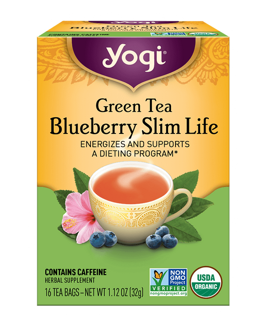 Green Tea Blueberry Slim Life Tea - Yogi Tea®
