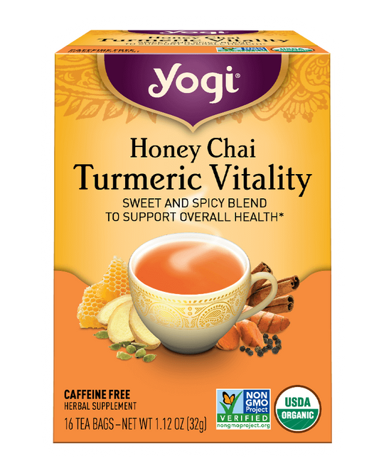 Honey Chai Turmeric Vitality Tea - Yogi Tea®