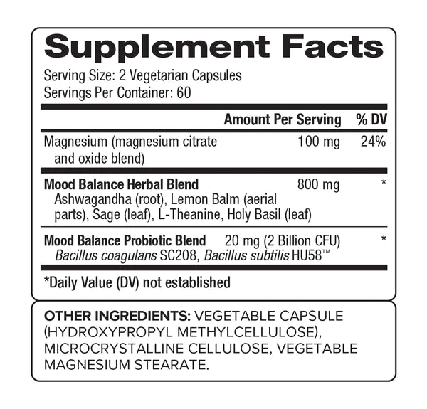 Stress & Mood Balance Probiotic - Probiogen®