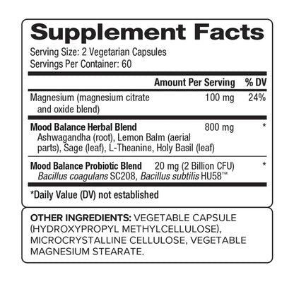 Stress & Mood Balance Probiotic - Probiogen®