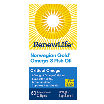 Norwegian Gold Omega-3 Fish Oil Critical Omega -  Renew Life®