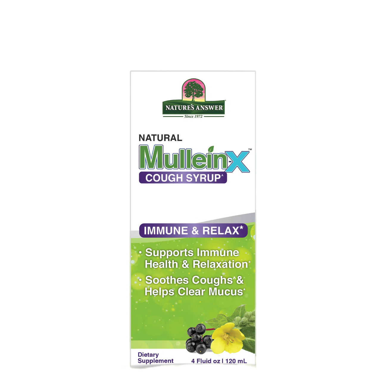 Mullein-X™ Immune + Relax Cough Syrup - Nature's Answer®