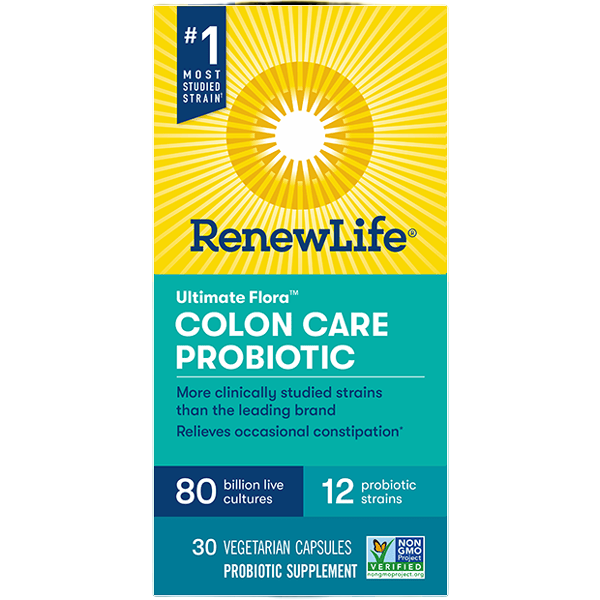 Colon Care Probiotic Capsules 80 Billion CFU - Renew Life®