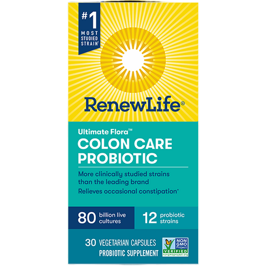 Colon Care Probiotic Capsules 80 Billion CFU - Renew Life®