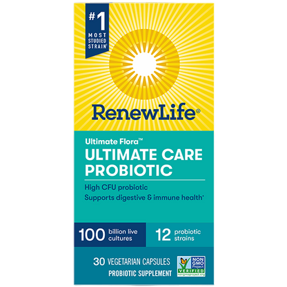 Ultimate Care Probiotic Capsules 100 Billion CFU - Renew Life®