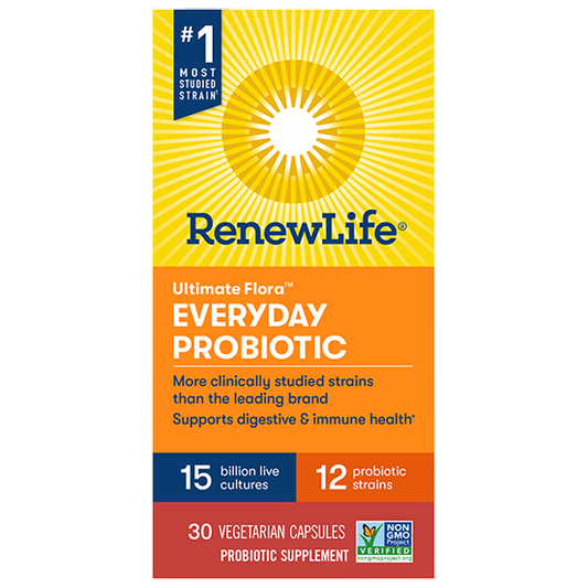 Everyday Probiotic Capsules 15 Billion CFU - Renew Life®