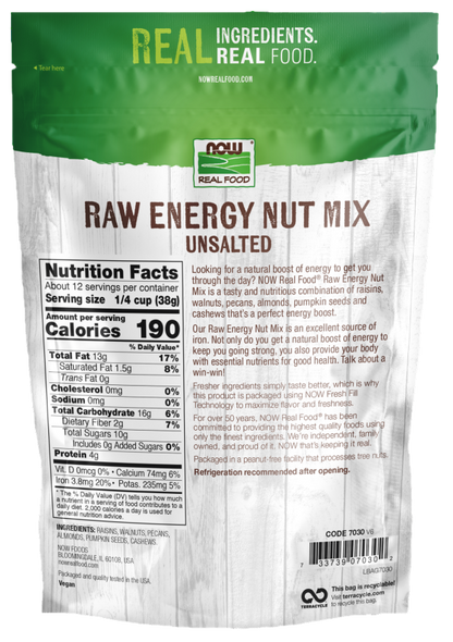 Raw Energy Nut Mix - NOW Foods®