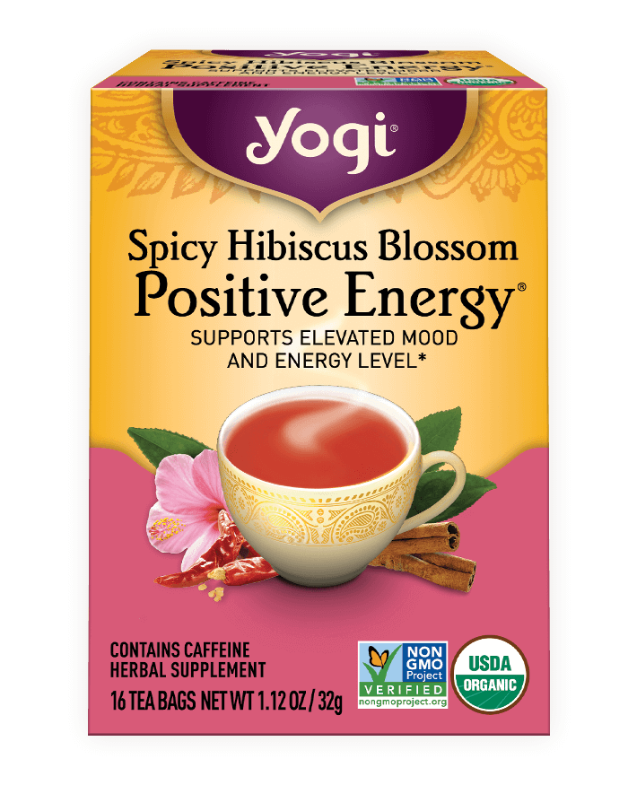 Spicy Hibiscus Blossom Positive Energy Tea - Yogi Tea®