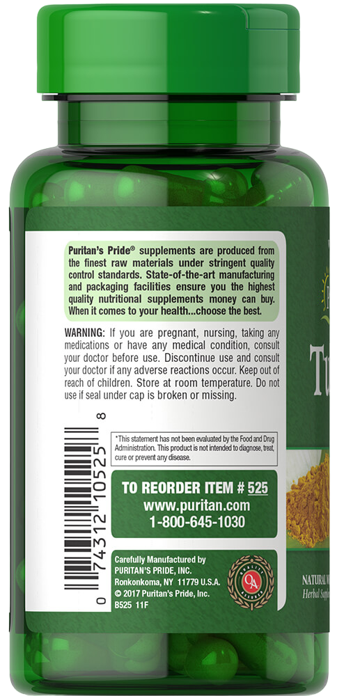 Turmeric 400mg - Puritan's Pride®